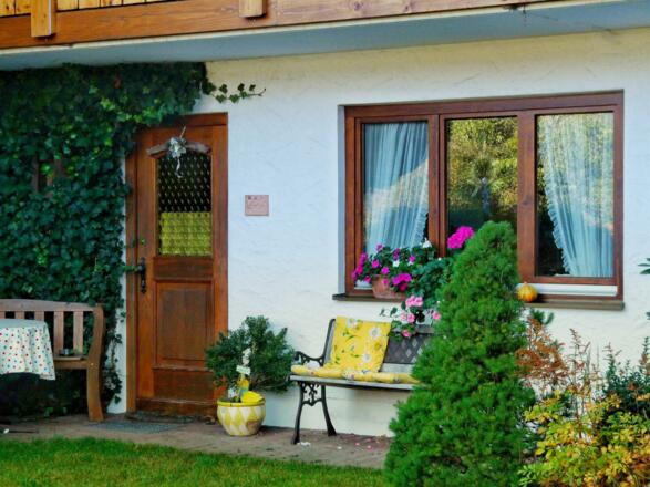 Blick zur Ferienwohnung