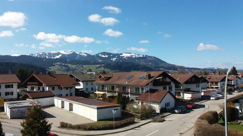 Ausblick vom Wohnz./Balkon auf die Hörnergruppe