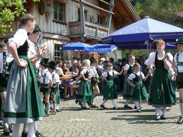 Plattlergruppe im Allgäu