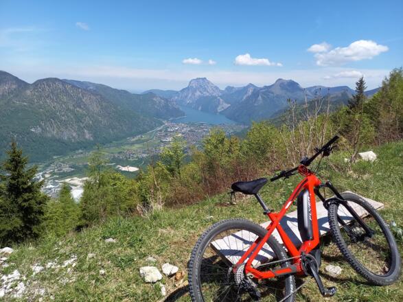 Renate-E-Bike-Blick auf Ebensee