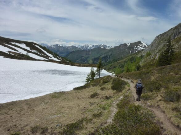 Rückweg vom Draugsteintörl zur Draugsteinalm