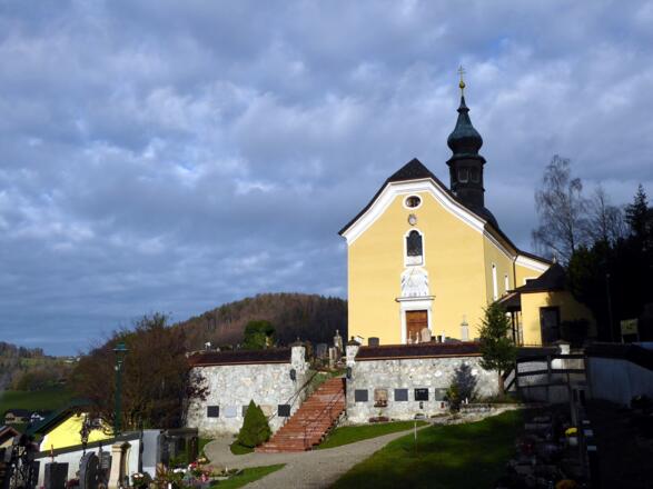 Die Pfarrkirche in Ebenau ist dem hl. Florian geweiht.
