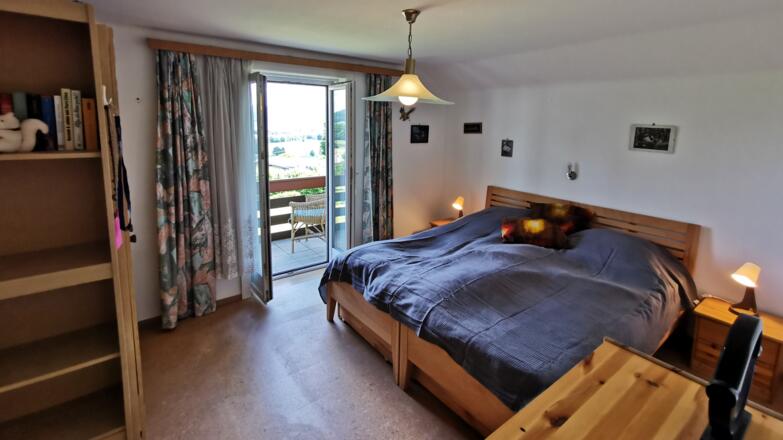 Ferienhaus mit Atterseepanorama