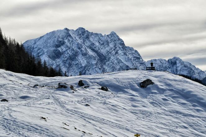 Blick von der Mordau zum Watzmann