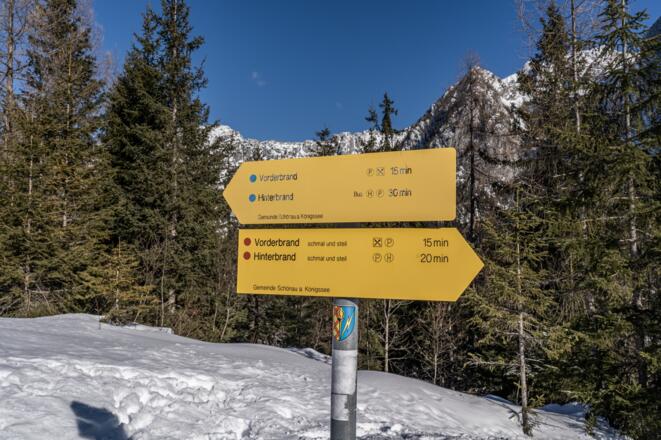 Wegweiser am Brandkopf