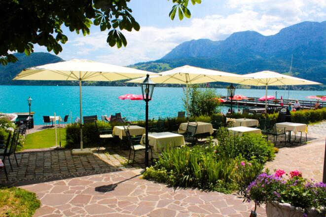 Seegasthof Stadler, Unterach am Attersee, Gastgarten