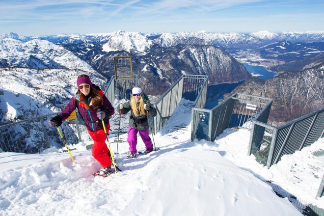 Schneeschuhwandern zu den 5fingers