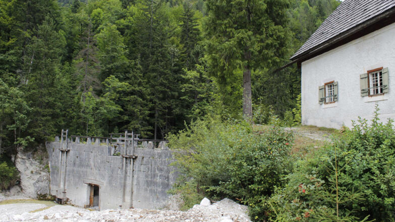 Staubereich der Chorinsky-Klause in Bad Goisern