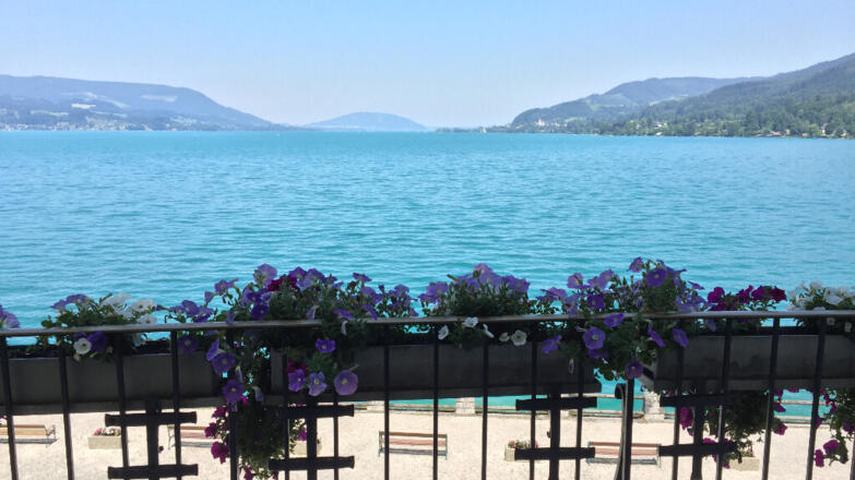 Gastgarten Hotel Post am Attersee in Weißenbach am Attersee