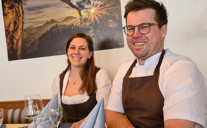 Christina Angerer und Peter Ostrihon vom Brandtnerhof