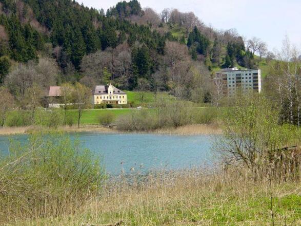 Blick auf Schlösschen