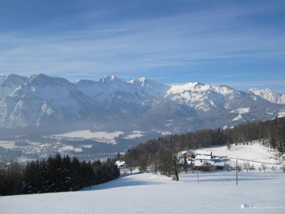 Winterpanorama Bad Goisern am Hallstättersee