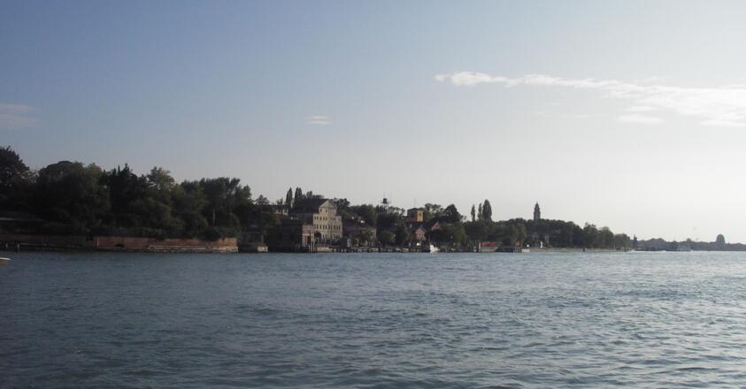 auf den Inseln hinter Venedig