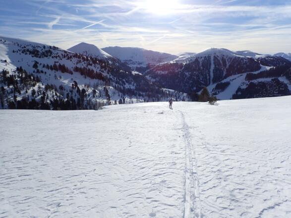 Beliebiger Aufstieg im freien Gelände