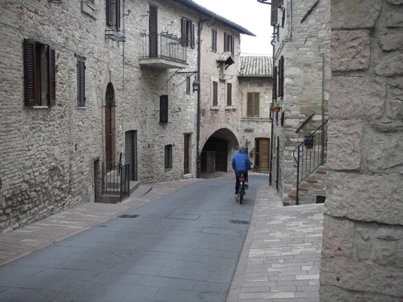 Radeln in Assisi