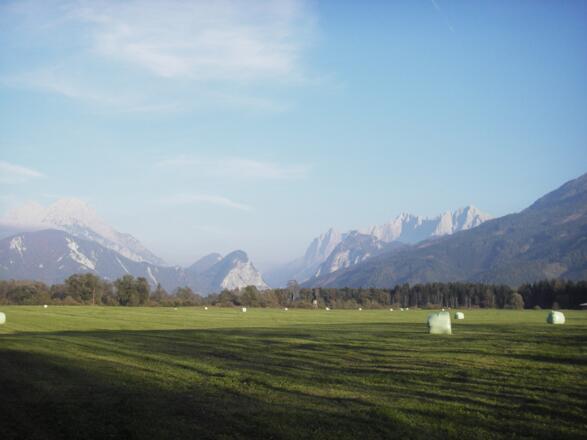 Blick zurück zum Gesäuse