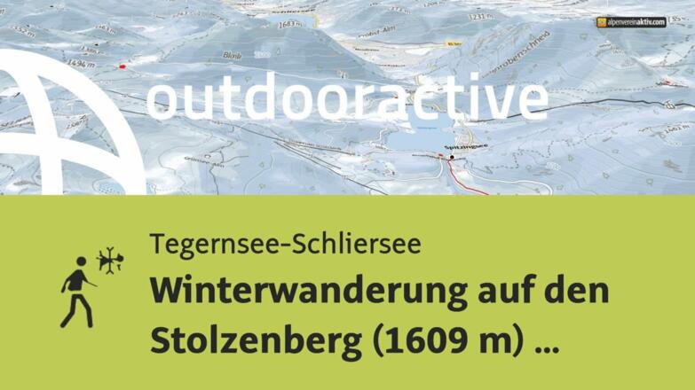 Winterwanderung auf den Stolzenberg (1609 m) im Mangfallgebirge