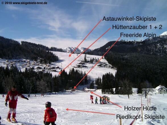 Traumhafte Lage, mitten im Skigebiet. Einfach 'hüt