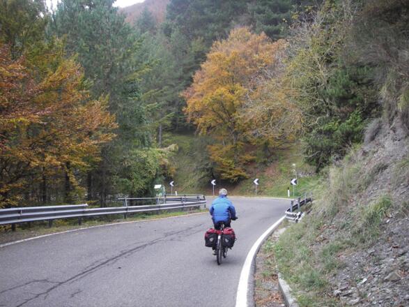 Abfahrt Passo delle Colle