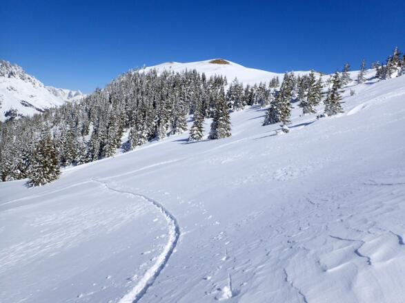 Gegenanstieg zum Schneeberg