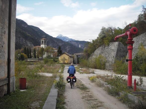 Bahn-Radweg bei Chiusaforte