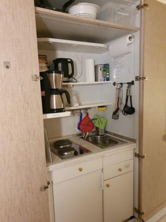Miniküche mit allem was man braucht