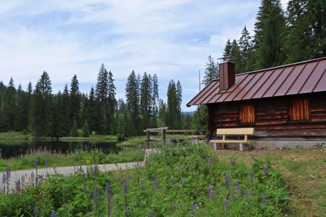 Hütte an der Hammerklause