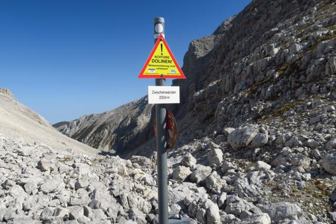 Zwischenwänden höchster Punkt