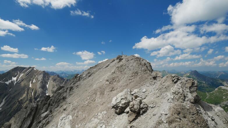 Blick auf die Hintere Platteinspitze
