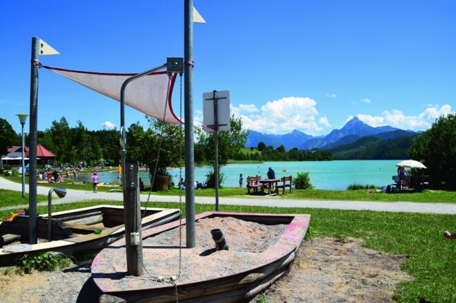 Badestrand Weißensee