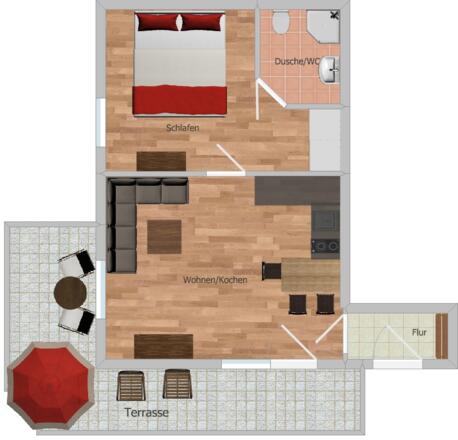 Grundriss FEWO Sonnenschein