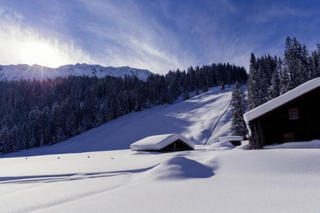 Winterlandschaft Melköde