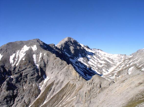 Scheichenspitze 2667 m vom Eselstein gesehen