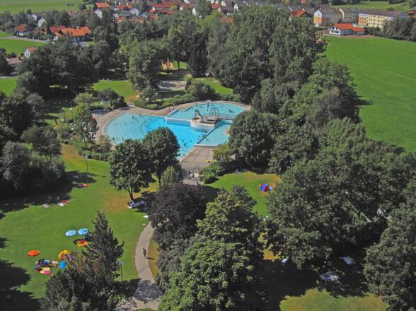 Wellenfreibad Peiting Panorama