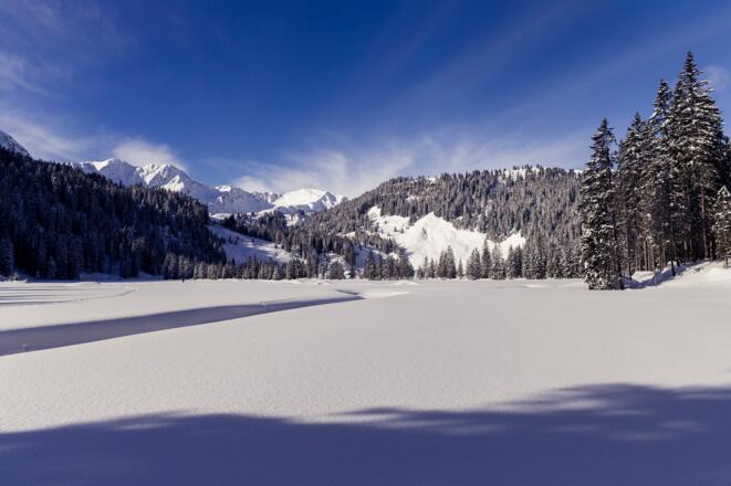 Winterlandschaft Melköde