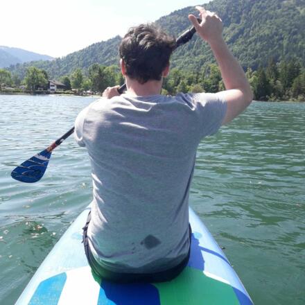 Standup Paddeln am See