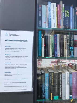 Offener Bücherschrank - Informationstabelle