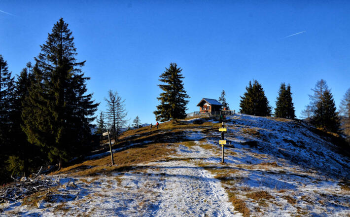 Die Bezoldhütte auf dem Toten Mann