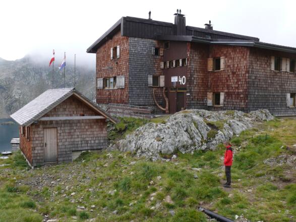 Ankunft an der Wangenitzseehütte