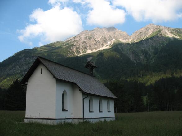 Kapelle St. Wendelin in Birgsau im Stillachtal.