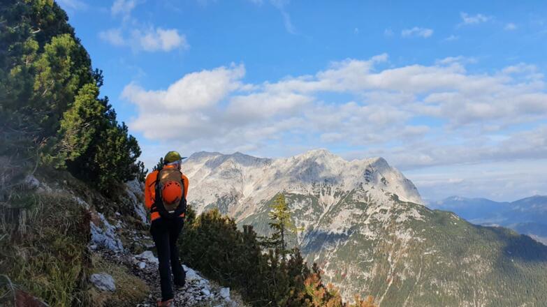 Ausblick auf das Wettersteinmassiv
