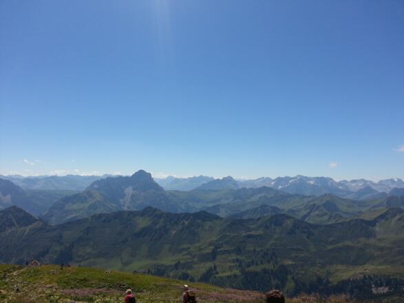 Panorama auf dem Hohen Ifen