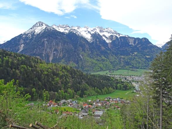 Blick hinunter auf Rungelin