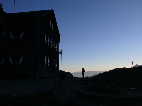 Abend an der Glorer Hütte