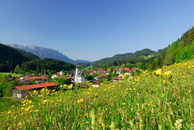 Idylle im Priental: das Bergsteigerdorf Sachrang
