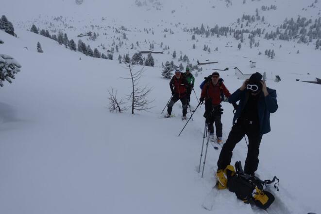 Aufstieg zur Grauen Wand