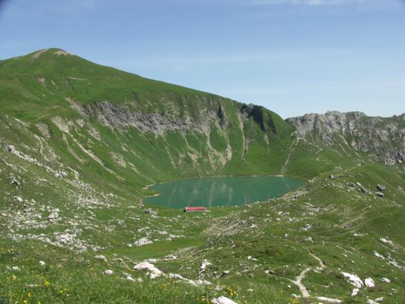 Blick auf den Engeratsgundsee.