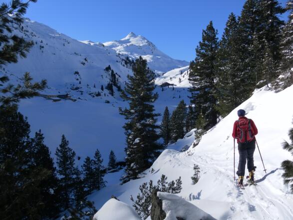 Winterweg zur Bamberger Hütte