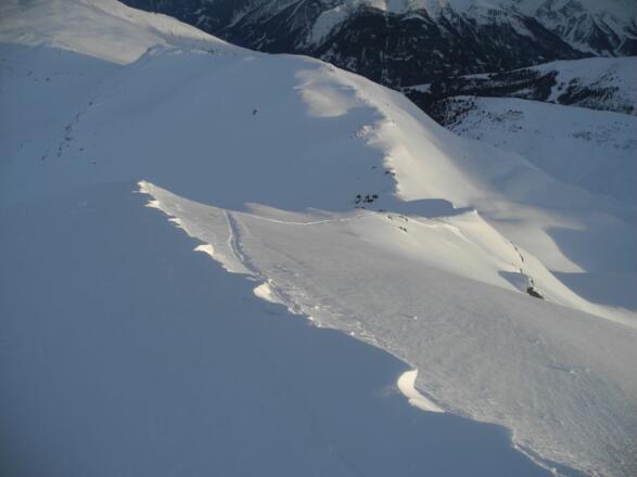 einsame, fremde Spuren