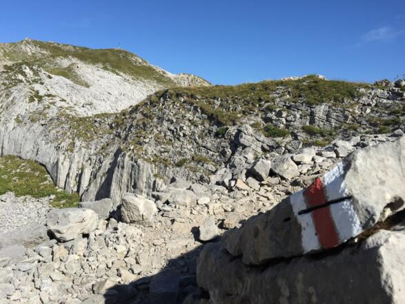 Wanderweg im Kleinwalsertal